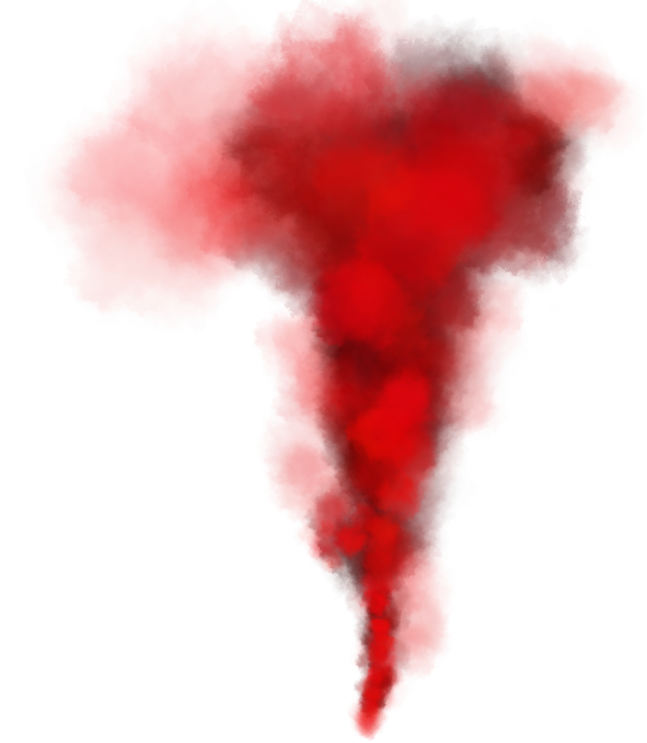 Rising Red Smoke 